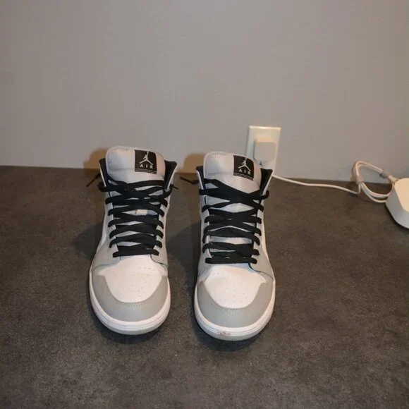 Nike Air Jordan grey, white and black size 12.5 Men's - Picture 2 of 7